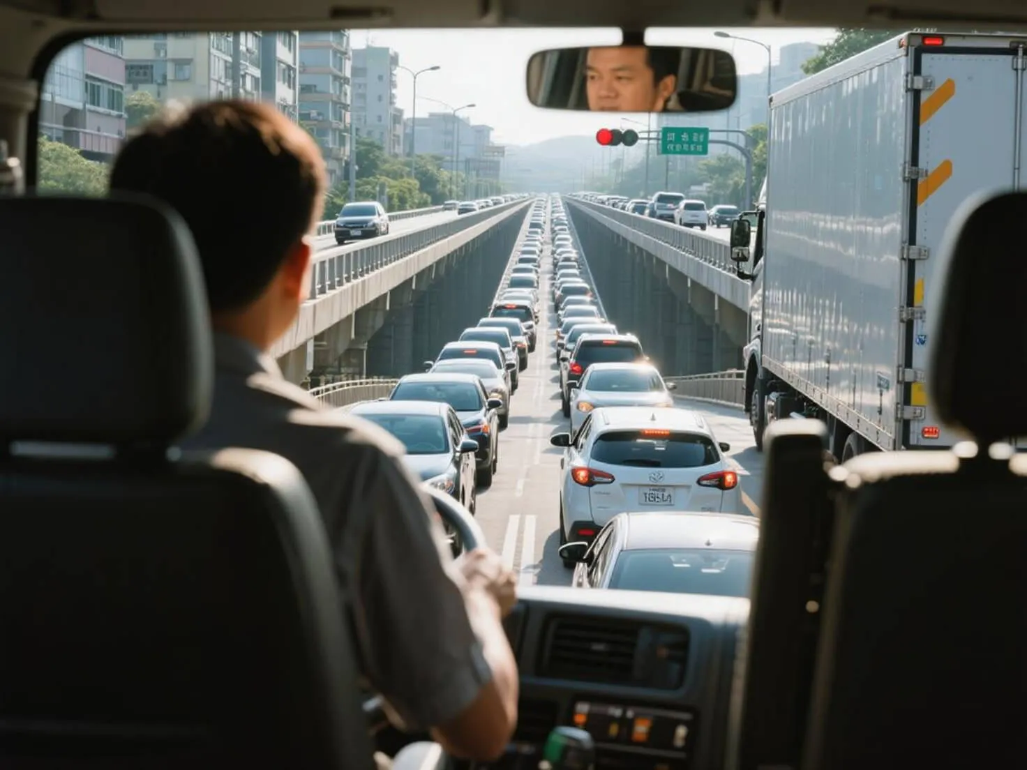 【램프 위의 생명 통로】 - 세미트레일러 기사와 대만의 따뜻함, 교과서 같은 "구급차 양보" 이야기