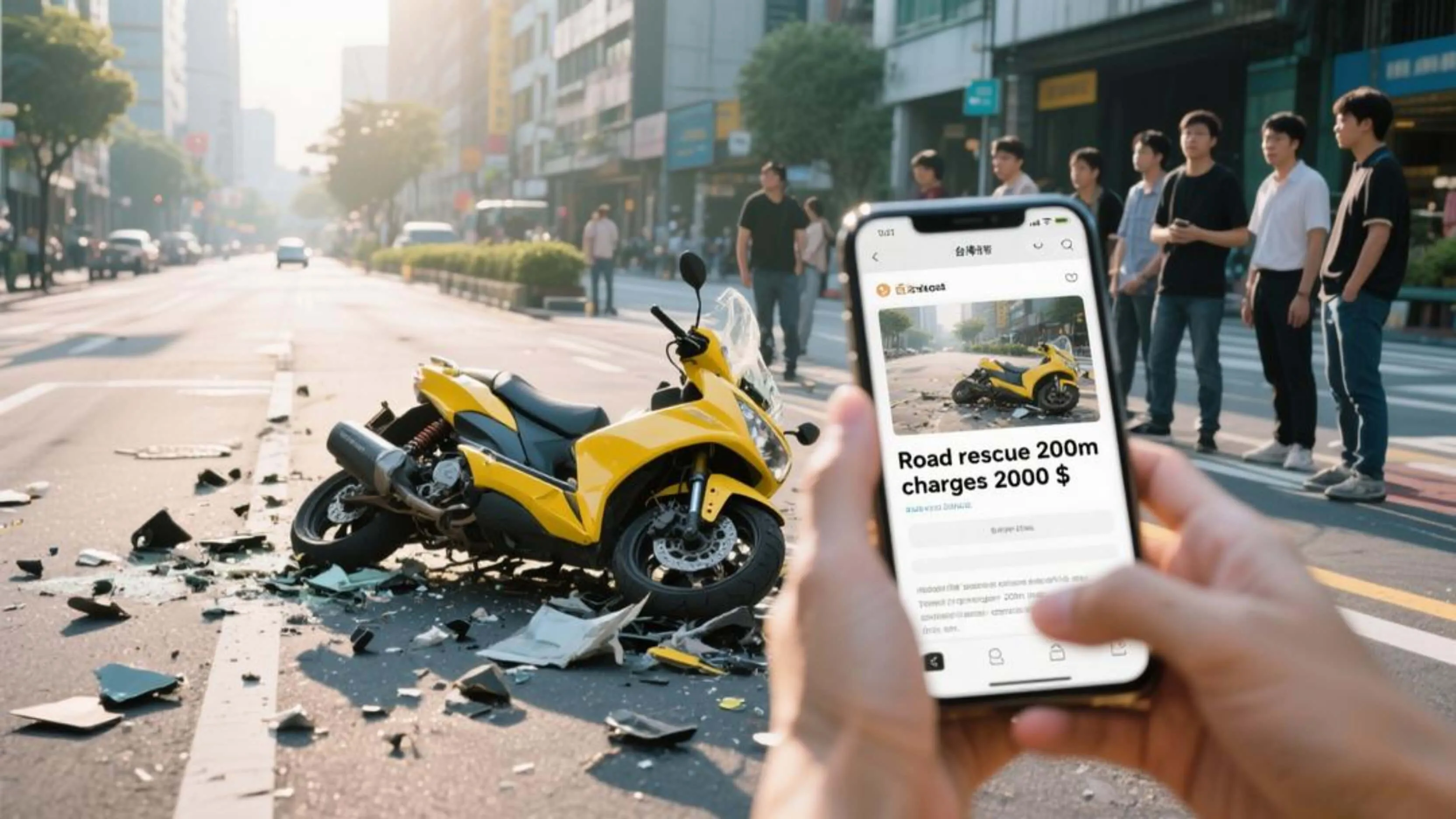 Pomoc drogowa na 200 metrów kosztuje 2000 dolarów? Właścicielka samochodu wściekła, internet podzielony!